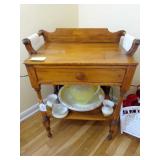 antique wash stand / dry sink wash bowl NOT