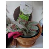 Basket, gloves and more