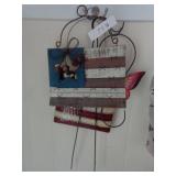 lot of yard ornaments