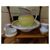 ornate wash pitcher and basin and more
