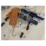 lot of hangers and hanging cedar planks