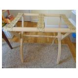 vintage luggage rack / stand