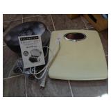 digital scale and Remington hot roller set