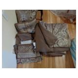 quilted bedding and pillow cases