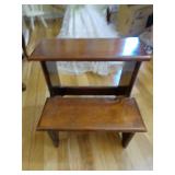 small wooden foot stool