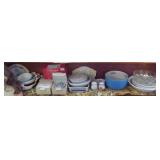 shelf lot of misc glassware, look @ PICS 15pcs