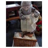 Basket, Dolls & Calendar, look @ PICS