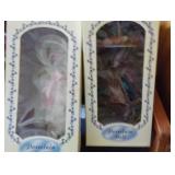 lot of 2 collectible porcelian dolls