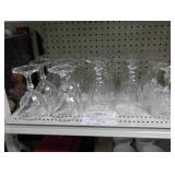 lot of ice cream dishes, clear 18pcs