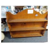 Hanging Plate Display Shelf