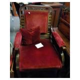 Red Velvet Chair