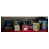 lot of 12 tins, The Planters Salted Peanuts