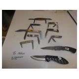 lot of assorted knives