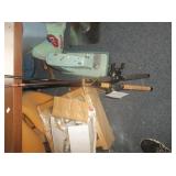 lot of 2 fishing poles & reels