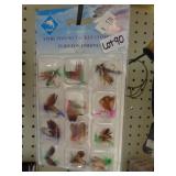 lot of 4 packs of fly fishing lures