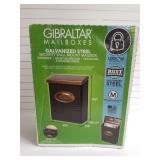 Galvanized Steel Security Wall Mount Mailbox