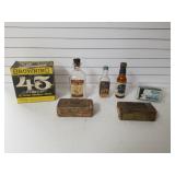 Empty Ammo Boxes, 1 Small Box Of Winchester 32