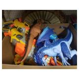 Nerf Guns, Toy Dinosaurs