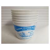6 Madison Seafood Co. Oyster Buckets