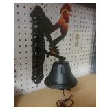 Cast Iron Rooster Bell