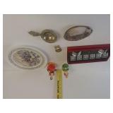 Knife Holders, Plate And Other Items