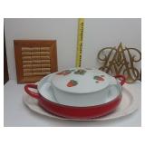 Dishes And Two Hot Plates