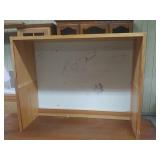 Wooden Shelf With Dry Erase Board