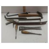 Tools- Hammer, Crow Bar & Others