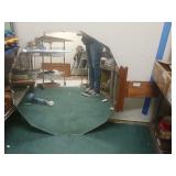 Vintage Beveled Mirror For Dresser