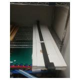 Wrought Iron Pan Rack & White Shutter