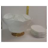 White Glass Dishes