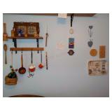 Wall Lot - Trinkets, Vintage Kitchen Tools, &