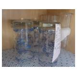 Lot of 11 Drinking Glasses - 2 styles