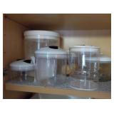Lot of Mis-Matched Canisters