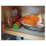 Lot of Kids Holiday dishes & cups - plastic