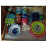 Lot of Kids Disney/Character dishes & cups -