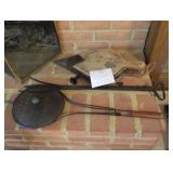 lot of fire tools, bellow and more