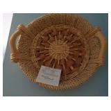 Decorative Round Woven Basket