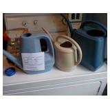 Lot of 3 plastic Watering Cans