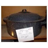 Blue Agate Pot w/lid