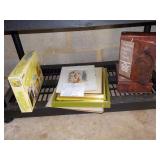 Misc Lot - Fan Duster, Picture Frames, Leather