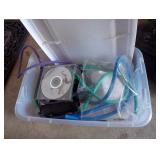 Tote of Exercise resistance bands w/DVD