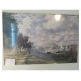 Water & Sailboat Picture - 36" x 24"