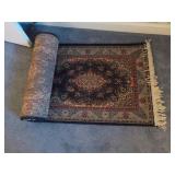 Oriental Area Rug 85" x 23" - Blue pattern