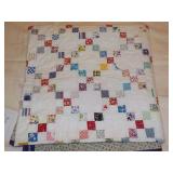 Quilt, appears handmade
