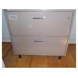 Metal Filing Cabinet 2 drawer