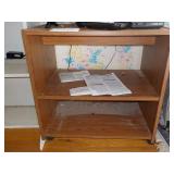 Small TV Cart on Wheels