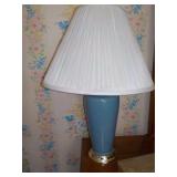 Pair of Blue Table Top Lamps