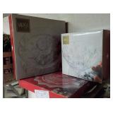 3 Pieces of Mikasa glassware, serving trays &