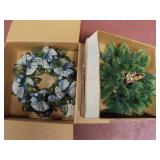 2 Winter themed wreathes